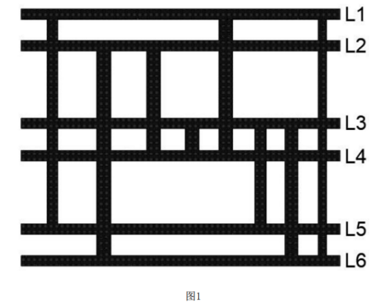 六層軟硬結(jié)合板中可設(shè)計(jì)盲孔、通孔的示意圖